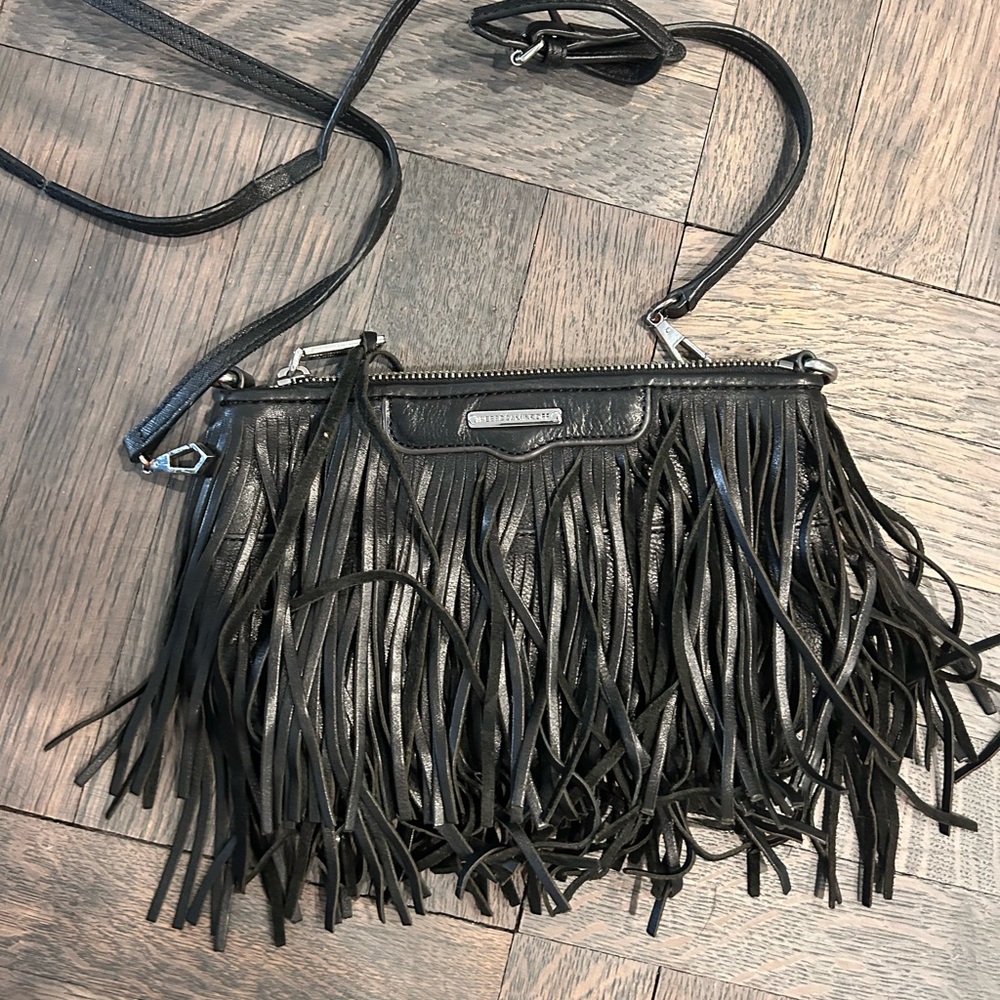 Rebecca Minkoff Crossbody Fringe Bag | Leather | pre-owned